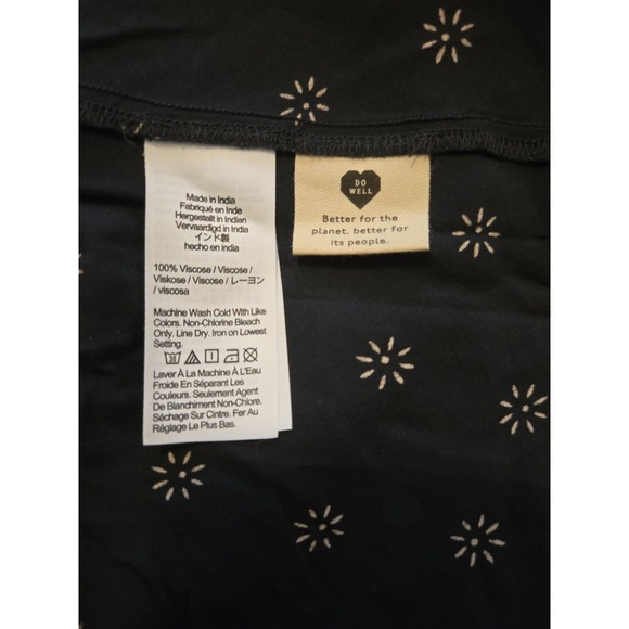 Madewell Size 0 Black Sweetheart Puff-Sleeve Midi Dress New With Tags - Picture 14 of 14